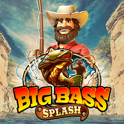 Big Bass Splash logo achtergrond