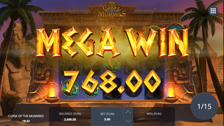 Curse Of The Mummies Bonus