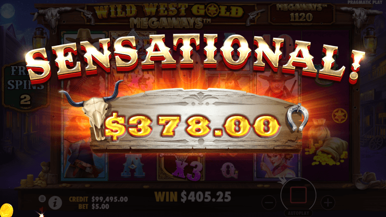 Wild West Gold Megaways Bonus