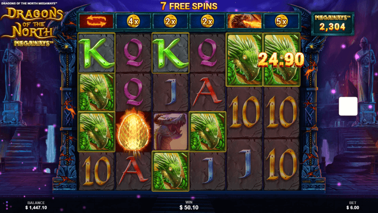 Dragons of the North Megaways Gratis Spins