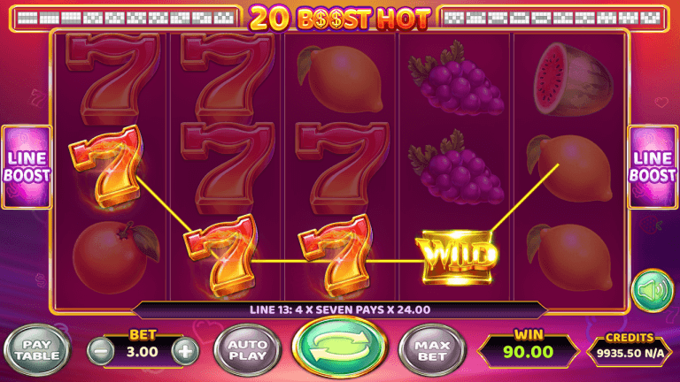 20 Boost Hot Gratis Spins