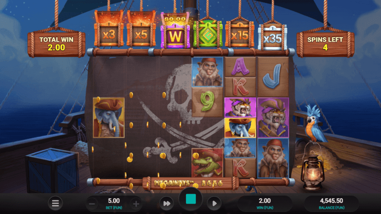 Wild Buccaneers Megaways Gratis Spins