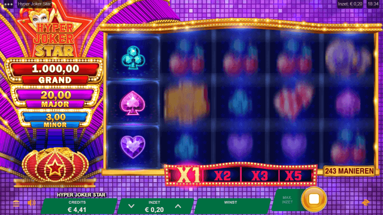 Hyper Joker Star Gratis Spins