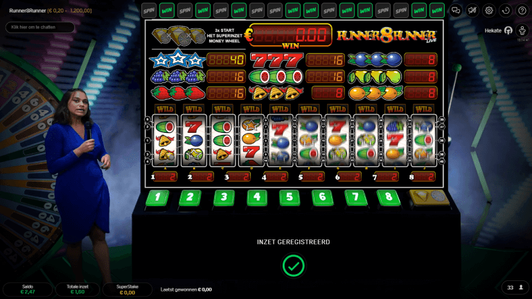 Runner 8 Runner Live Bonus