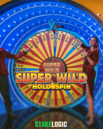Super Wild Hold and Spin logo achtergrond