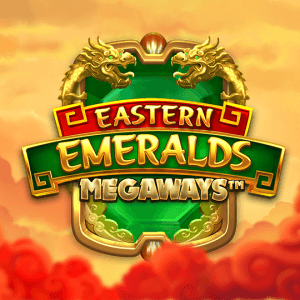 Eastern Emeralds Megaways logo achtergrond