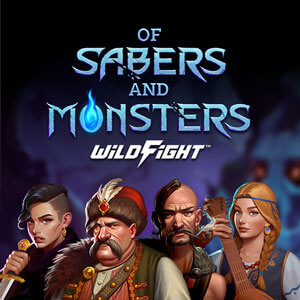 Of Sabers and Monsters WildFight logo achtergrond