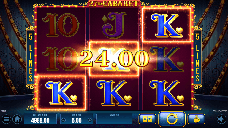 27th Cabaret Gratis Spins