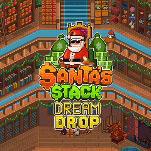Santa’s Stack Dream Drop logo achtergrond