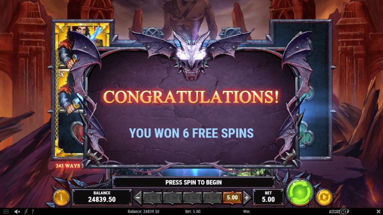 Dio Killing The Dragon Gratis Spins