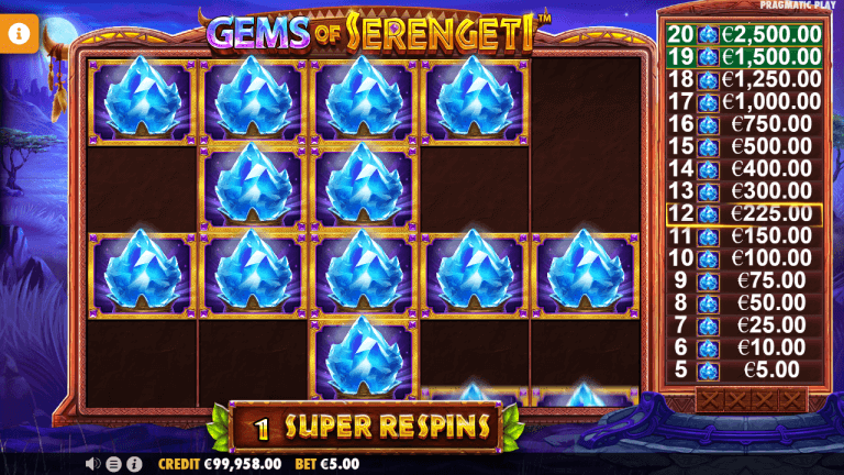 Gems of Serengeti Gratis Spins
