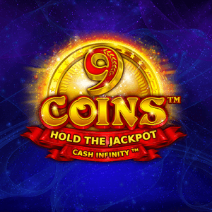 9 Coins logo achtergrond