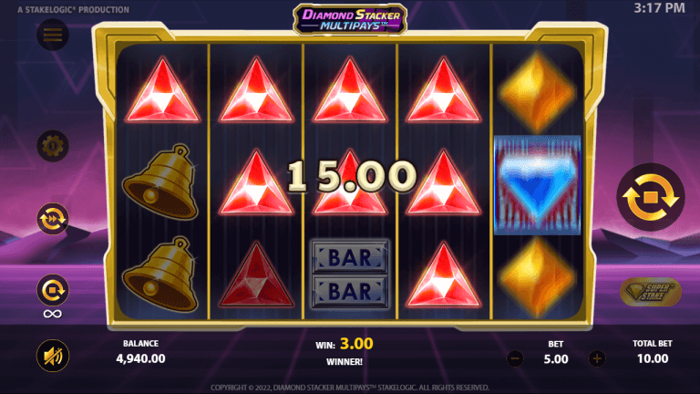 Diamond Staxx Multipays Bonus