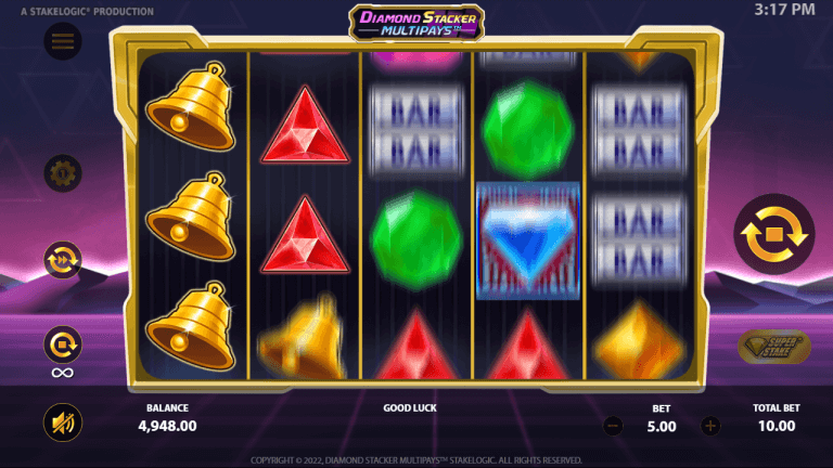 Diamond Staxx Multipays Gratis Spins