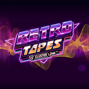 Retro Tapes Cluster Link logo achtergrond