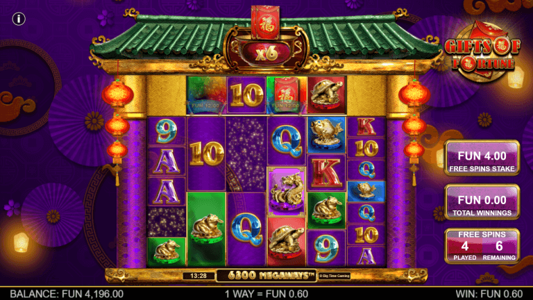 Gifts of Fortune Megaways Gratis Spins