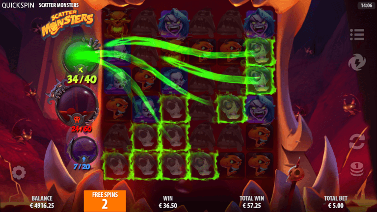 Scatter Monsters Gratis Spins