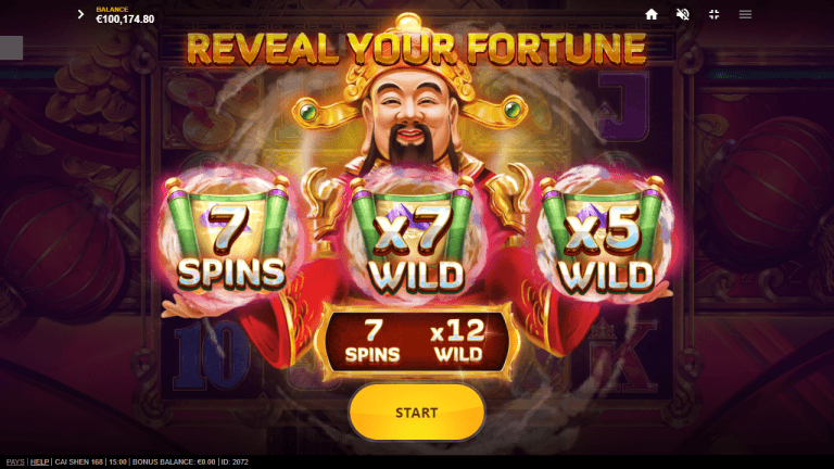 Cai Shen 168 Gratis Spins