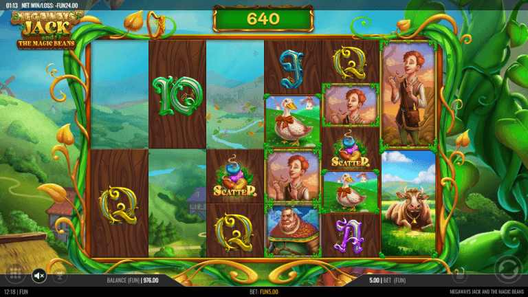 Megaways Jack and The Magic Beans Gratis Spins