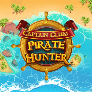Captain Glum Pirate Hunter logo achtergrond