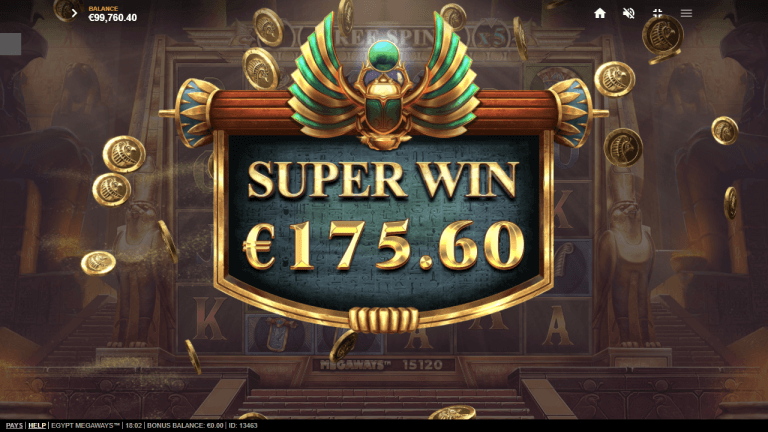 Egypt Megaways Bonus