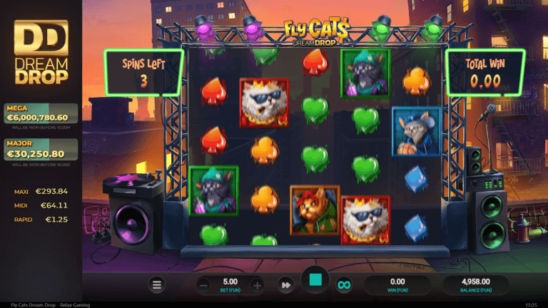 Fly Cats Dream Drop Bonus