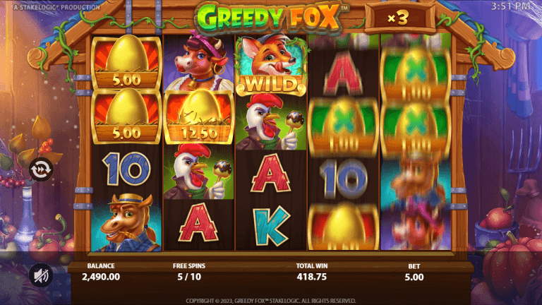 Greedy Fox Gratis Spins