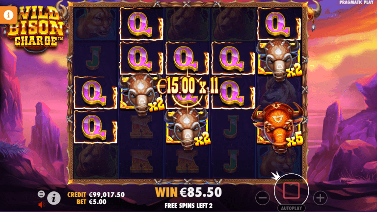 Wild Bison Charge Gratis Spins