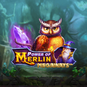 Power of Merlin Megaways logo achtergrond