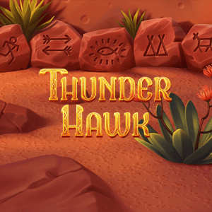 Thunder Hawk logo achtergrond