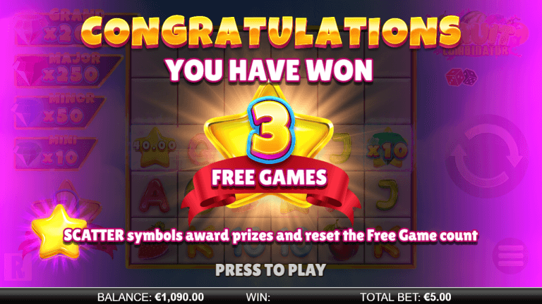 Fruit Combinator Gratis Spins