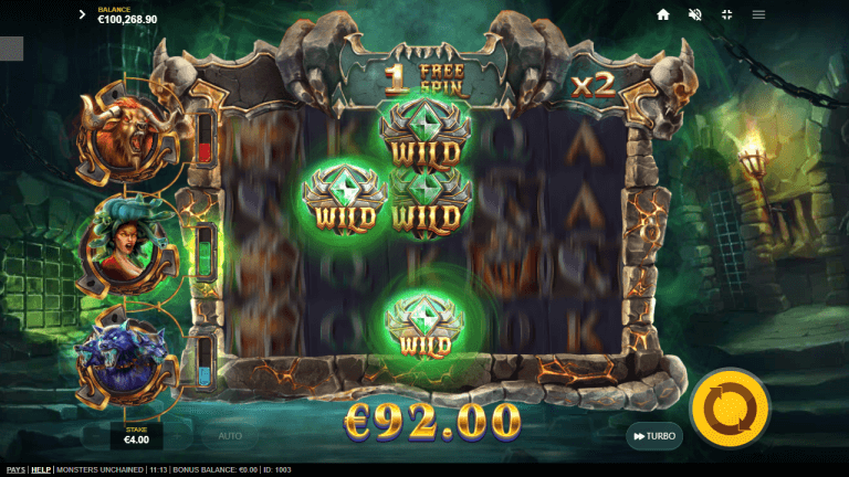 Monsters Unchained Gratis Spins