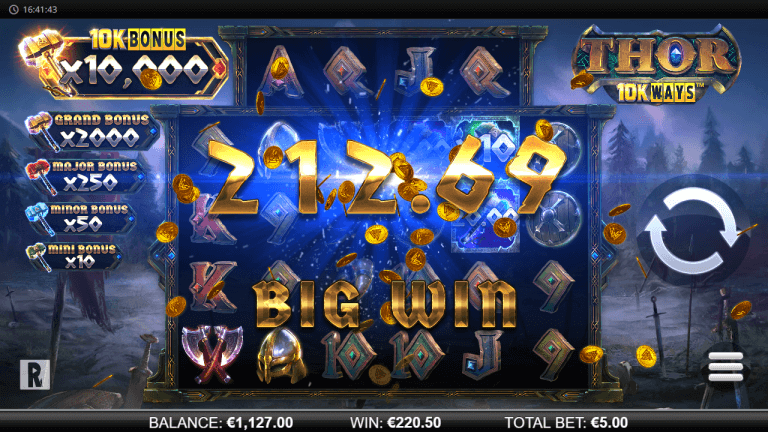 Thor 10K Ways Bonus