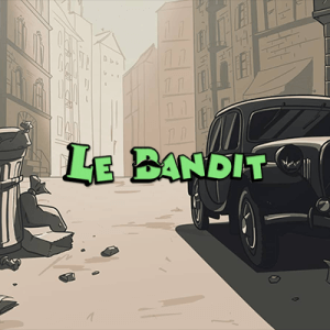 Le Bandit logo achtergrond