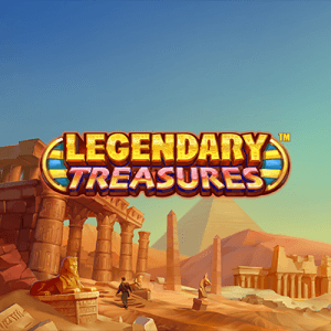 Legendary Treasures logo achtergrond