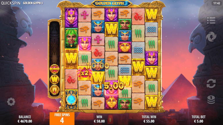 Golden Glyph 3 Gratis Spins