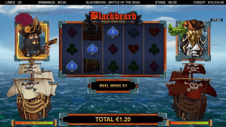 Blackbeard Battle of The Seas Bonus