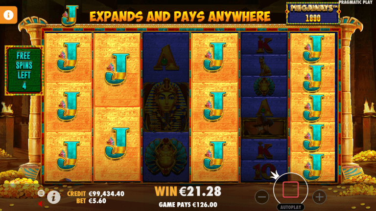 Book of Tut Megaways Gratis Spins