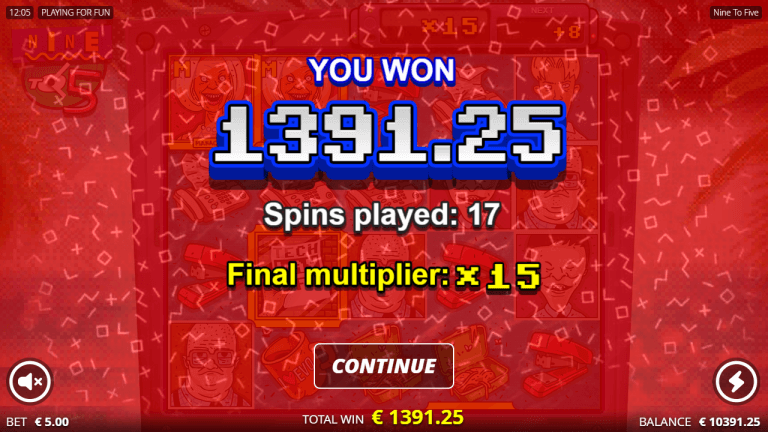 Nine To Five Bonus