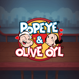 Popeye and Olive Oyl logo achtergrond