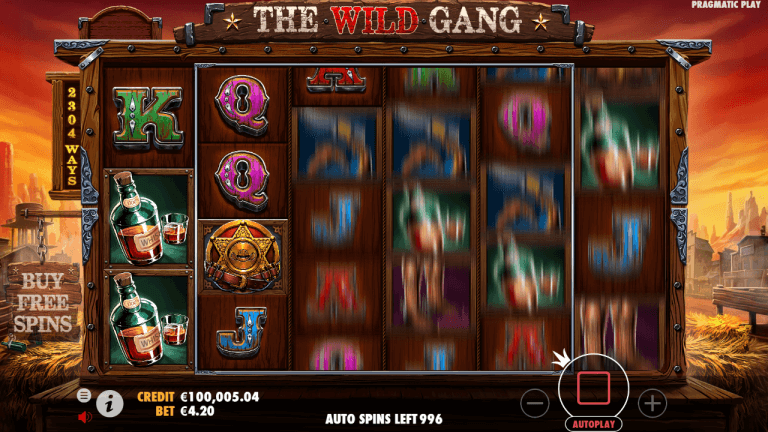 The Wild Gang Gratis Spins