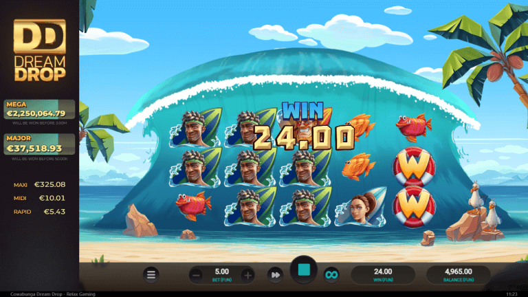 Cowabunga Dream Drop Bonus
