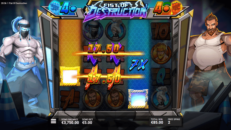 Fist of Destruction Gratis Spins