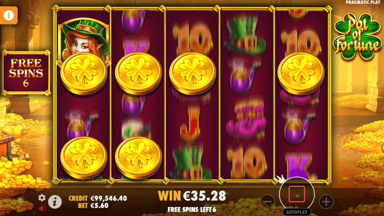 Pot of Fortune Gratis Spins