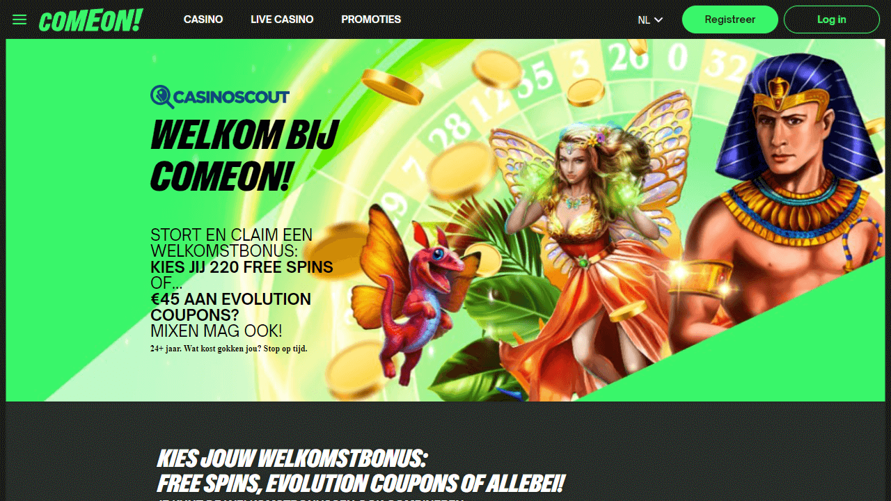 ComeOn free spins bonus