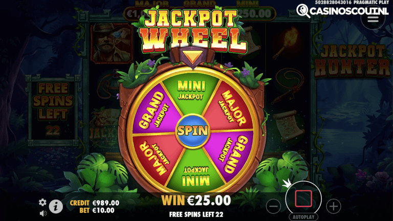 Jackpot Hunter Gratis Spins