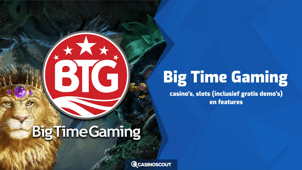 big time gaming spelmaker voor casinospellen