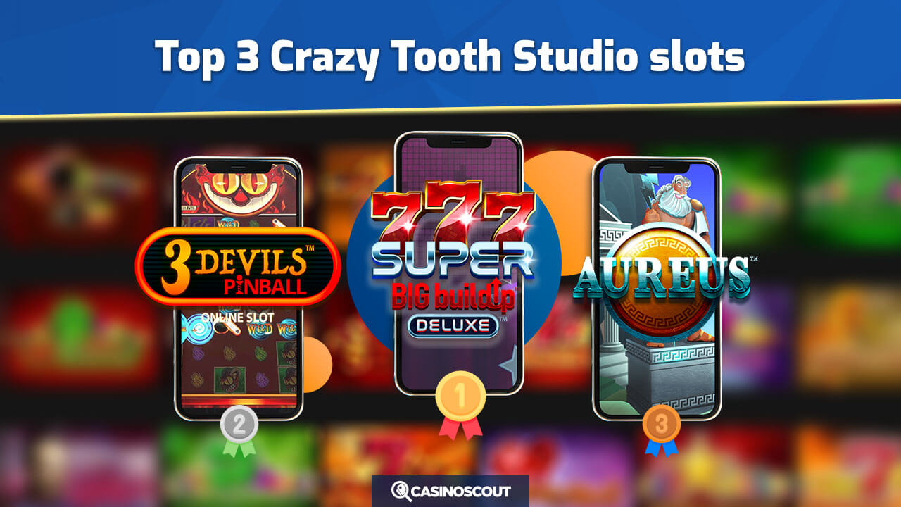 Top 3 Crazy Tooth Studio slots