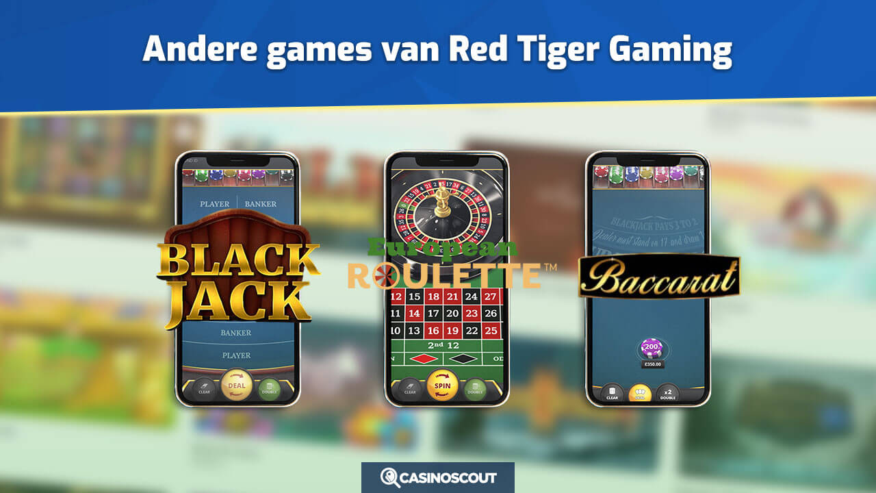 red tiger gaming table games