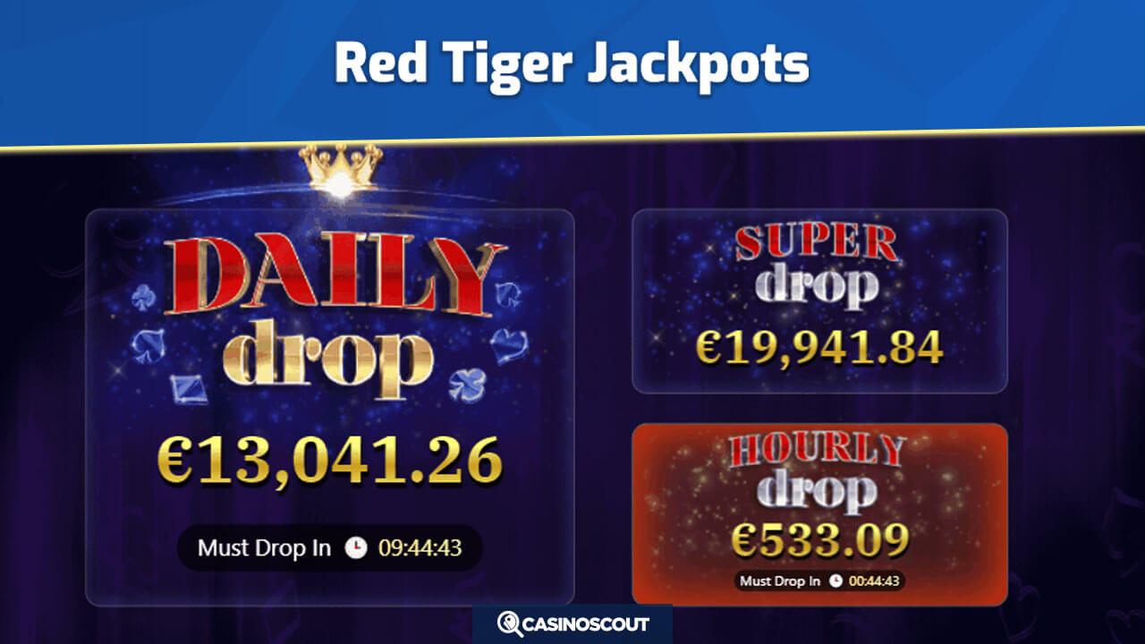 red tiger gaming jackpots